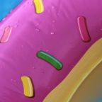 donut-floatie - GC Network Solutions donut floatie in the pool