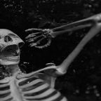 The Scariest IT Problems Are the Ones You Saw Coming | GC Network Solutions Scared skeleton representing the risks of a ransomware attack on a small business